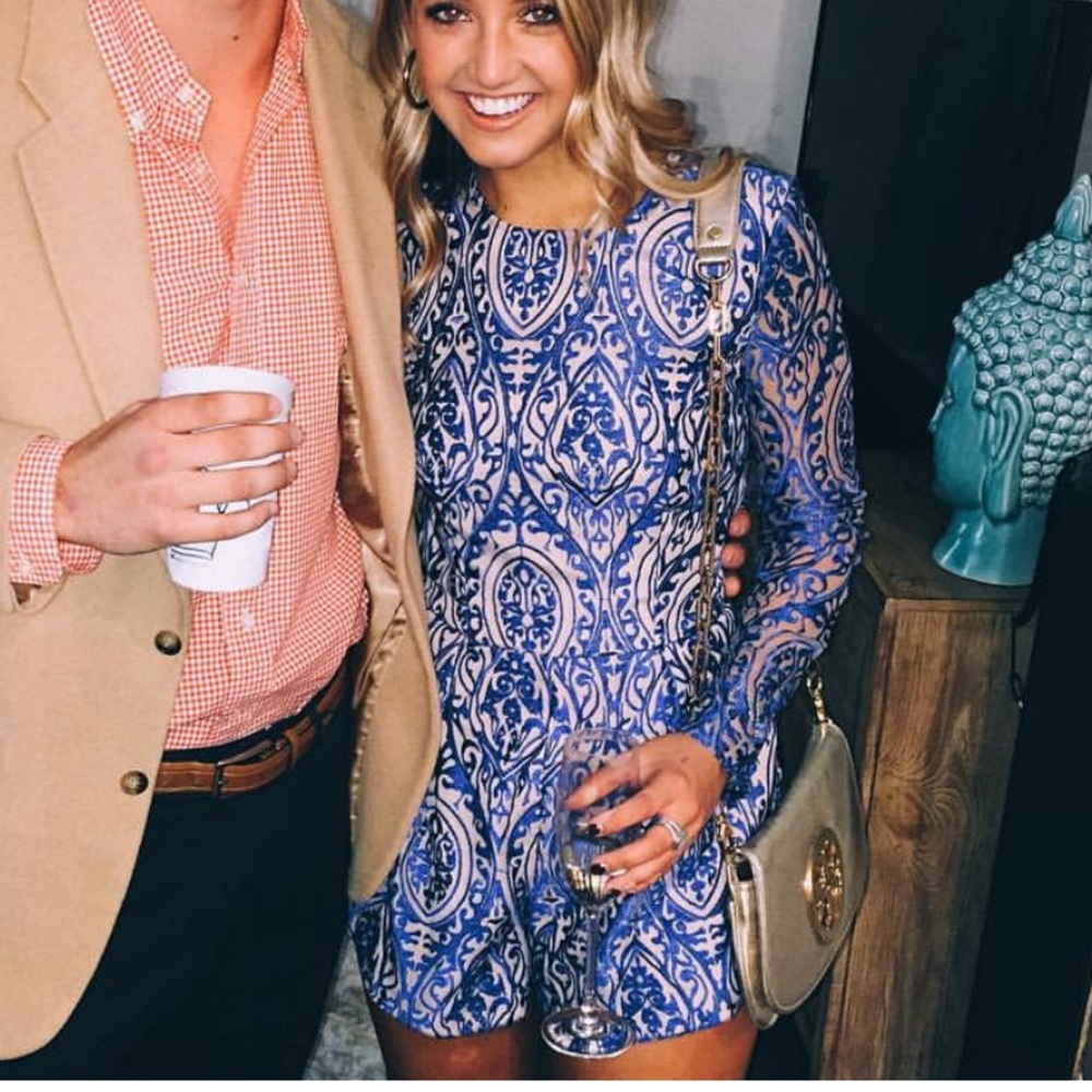 Style stalker romper with open back
